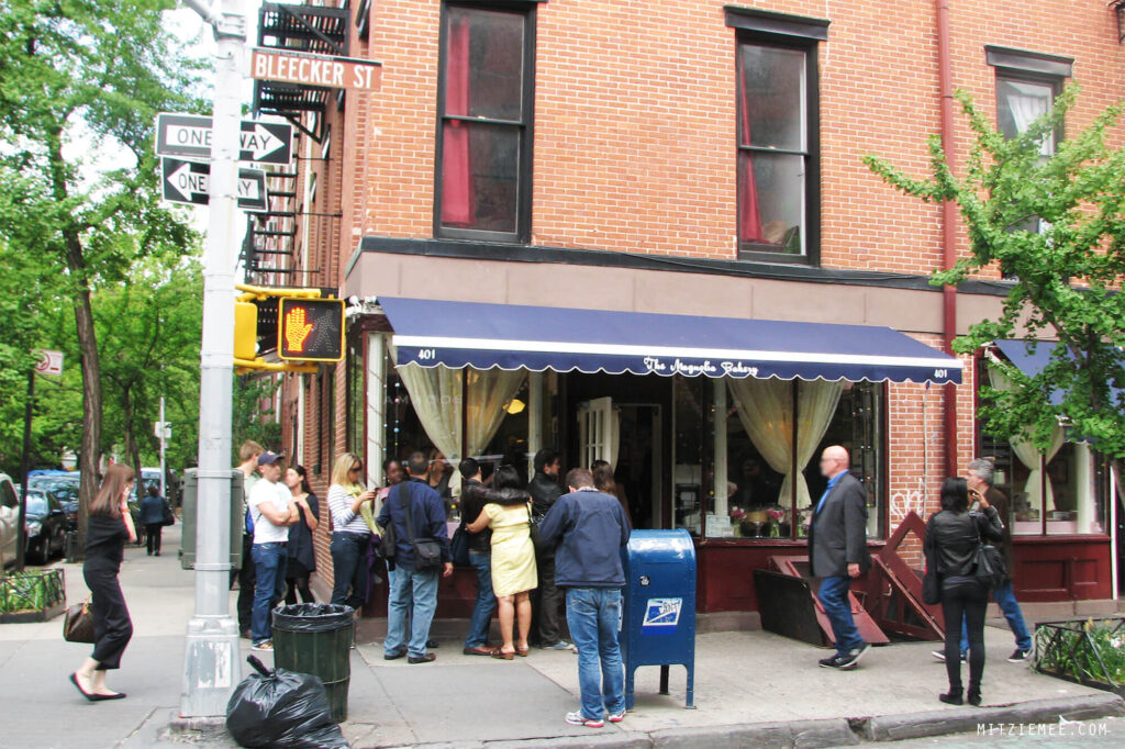 New York: Magnolia Bakery på Bleecker Street