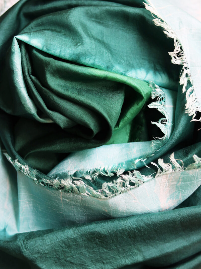 Silketørklæde - Shades of Green - Kravan House - Mitzie Mee Shop