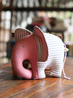 Chimmuwa Elefant Pink - Håndvævet bomuld - Borderline Collective - Mitzie Mee Shop