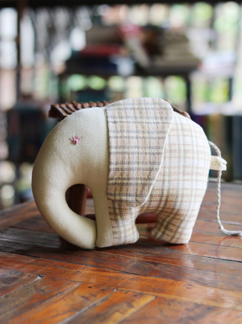 Chimmuwa Elefant Gul - Håndvævet bomuld - Borderline Collective - Mitzie Mee Shop