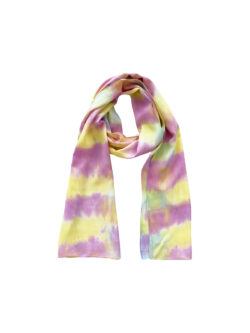 Tie-dye tørklæde - Pastelfarvet batik - Bomuld - Mitzie Mee Shop