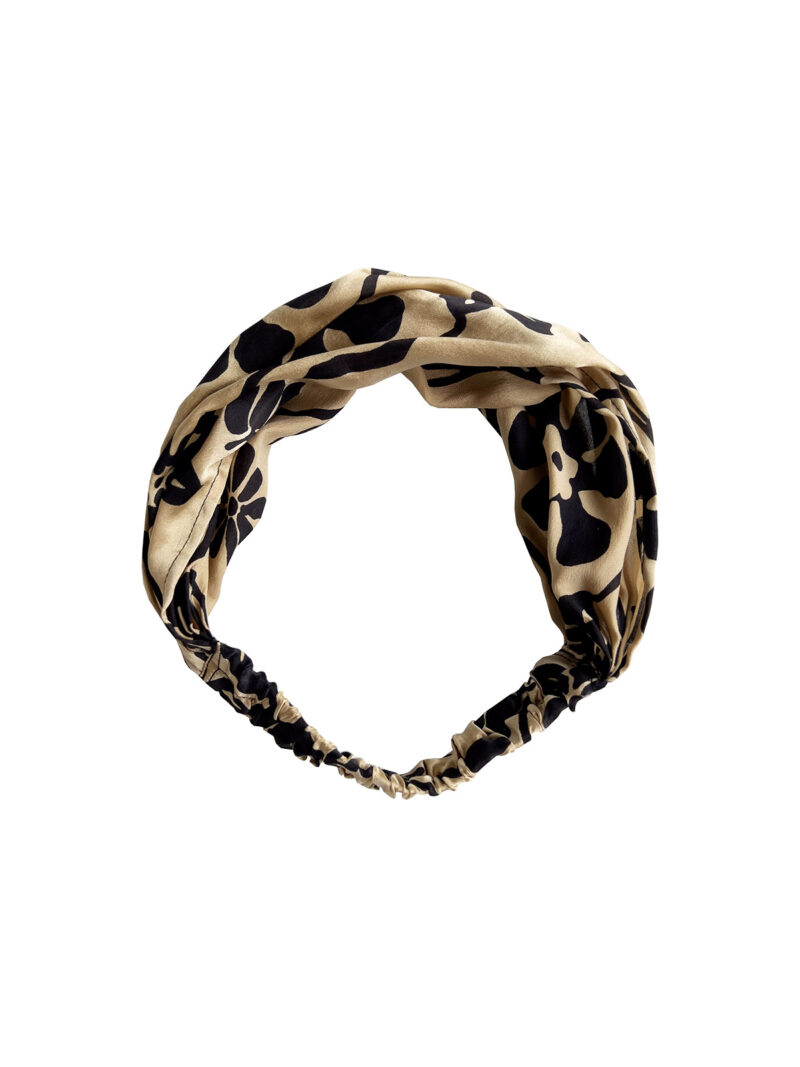 Hårbånd i Silke - Black & Gold - Ketut Riyanti - Fair Fashion fra Bali - Mitzie Mee Shop
