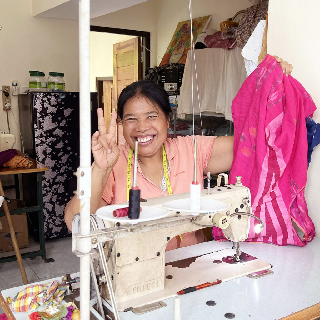 Fair Fashion, Ketut Riyanti, tailor in Ubud