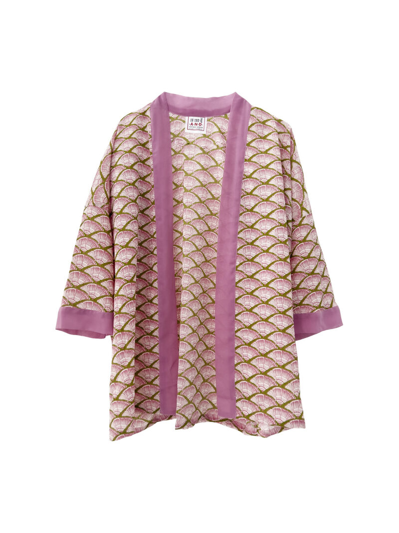 Chiffon Short Robe – Seashells - (h)A.N.D. - Fair Fashion - Mitzie Mee Shop