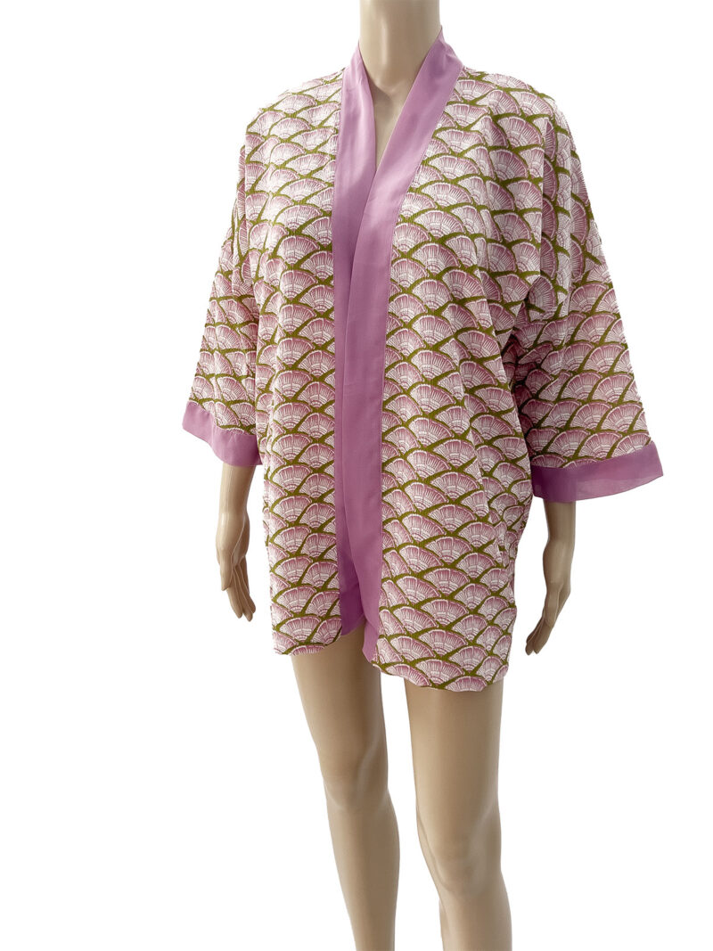 Chiffon Short Robe – Seashells - (h)A.N.D. - Fair Fashion - Mitzie Mee Shop