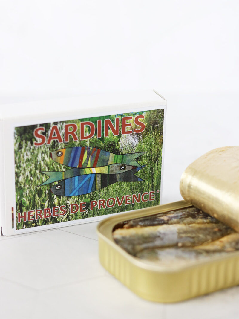 Sardiner i Olivenolie med Herbes de Provence - Capitaine Nat' - Mitzie Mee Shop