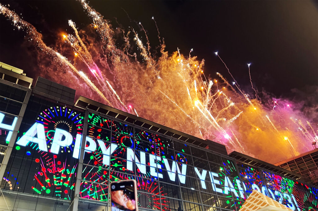 Nytårsaften i Bangkok og CentralWorld Countdown