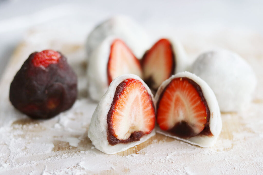 Opskrift: Ichigo Daifuku - Mochi med friske jordbær