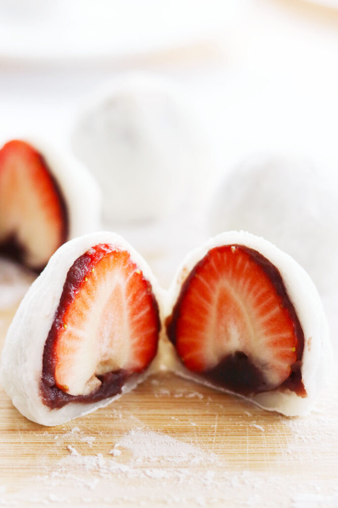 Opskrift: Ichigo Daifuku - Mochi med friske jordbær