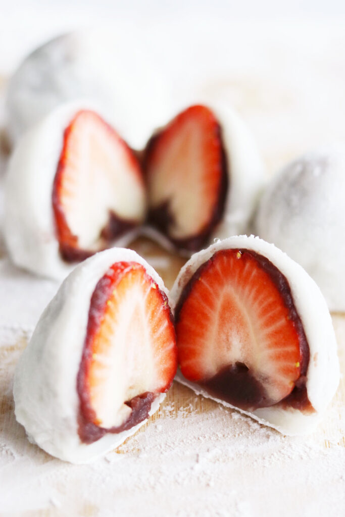 Opskrift: Ichigo Daifuku - Mochi med friske jordbær