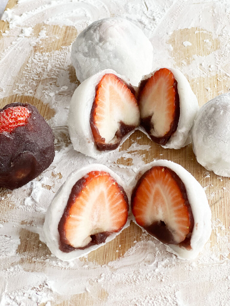 Opskrift: Ichigo Daifuku - Mochi med friske jordbær