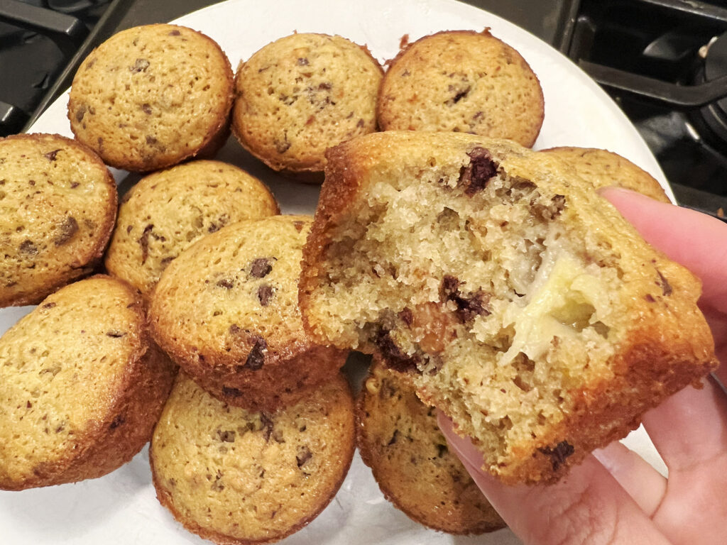 Opskrift: Bananmuffins med Chokolade og Valnødder