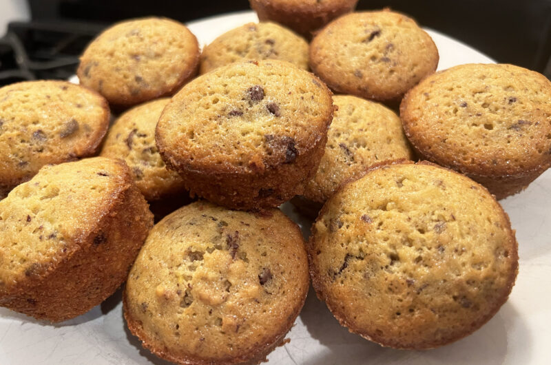 Opskrift: Bananmuffins med Chokolade og Valnødder