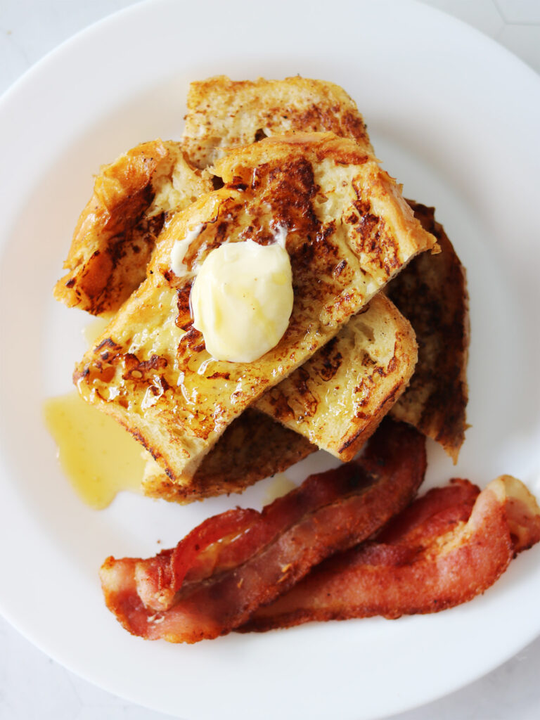Opskrift: French toast med bacon
