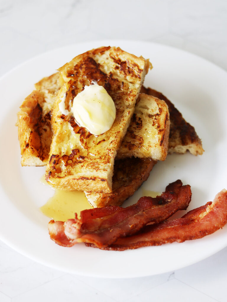 Opskrift: French toast med bacon