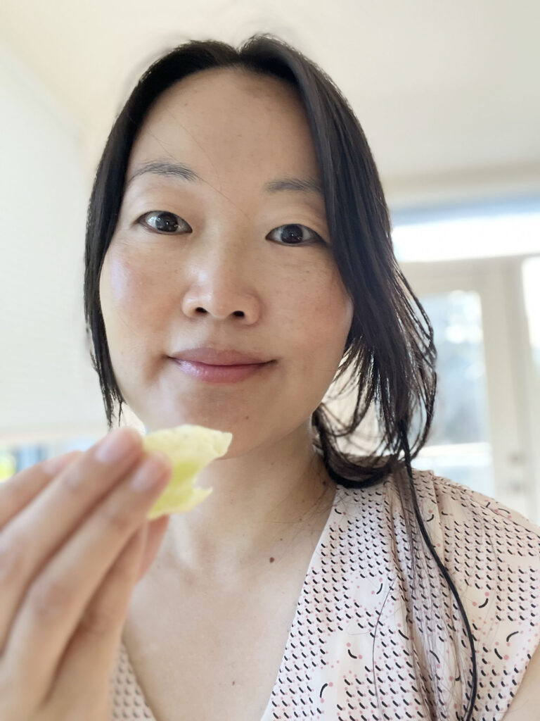 Seattle: Citronagurker (lemon cucumber) frisk fra markedet