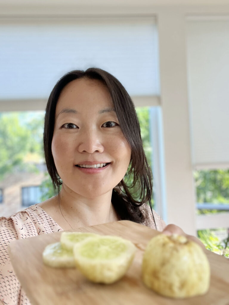 Seattle: Citronagurker (lemon cucumber) frisk fra markedet