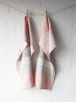 Malibu viskestykke, sæt med 2 stk. Håndvævet bomuld